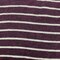 Heather Cranberry/Cream Stripe Rayon Jersey Knit Fabric By the Yard